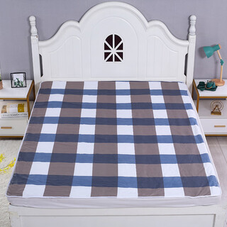 Baby diaper pad for the elderly, waterproof, breathable, machine washable, non-slip, large nursing diaper pad, water-proof pad for adults, color matching plaid (take one, get one free) 50x70cm