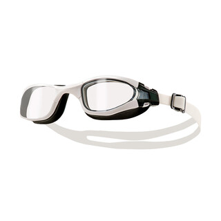 Zoke swimming goggles for women, adult, anti-fog, waterproof, high-definition, with prescription, non-refractory swimming goggles for men, white and black_1 200