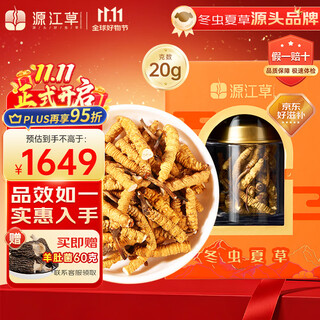 Yuanjiang grass, cordyceps sinensis, cordyceps sinensis, 20 grams (about 70~80 roots), large cordyceps sinensis, succulent festival, supplement for the elderly