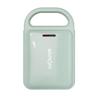The middle shopkeeper monda spit machine breakfast machine small sandwich machine household multi-function frying and baking toaster z2 fresh green + 600w + teflon coated baking pan (better stickiness,