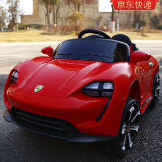 Qi yuemang baby electric car four-wheel 1-3 years old 4-6 swing stroller baby remote control car kid toy car can sit people red dual drive dual electric + early education + swing + remote control + mobile phone remote control + voice control dual drive