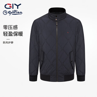 Goldlion gy cotton jacket men's 2025 winter new cotton jacket fashionable casual versatile windproof warm cotton jacket men's navy m