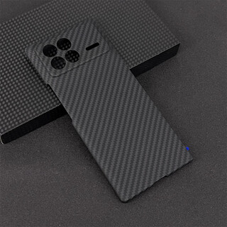 Xiaomi (mi) original quality suitable for xiaomi mobile phone case thin kevlar folding screen aramid fiber new mi fold3 fine hole/single back cover matte black 1500d xiaomi mix fold 3