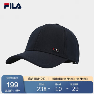 Fila official women's hat baseball cap 2025 winter fashion casual hat sports hat sun hat