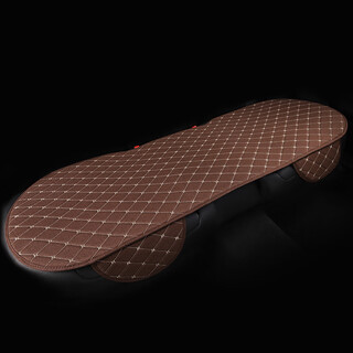 Tang shuo car seat cushion, single-piece all-season car cushion, backless seat cushion in the car, summer rear linen car seat cover, long strip in the rear, a charming coffee