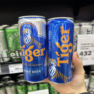Purchasing agent vietnam tiger halong bay heineken beer southeast asian flavor original version no chinese labeling procedures, etc. blue can tiger beer full box 1 box 20 cans