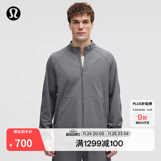 Lululemon丨pace breaker luxtreme men's sports jacket lm3fl1s sun gray m