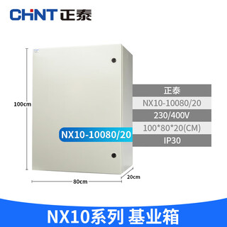 正泰NX10系列室内配电箱 基业箱 明装配电柜动力柜端子控制箱家用 NX10-10080/20