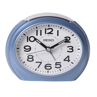 Seiko (sanada) japanese seiko bedroom alarm clock night light snooze luminous mute fashion simple student bedside alarm clock qhe193l
