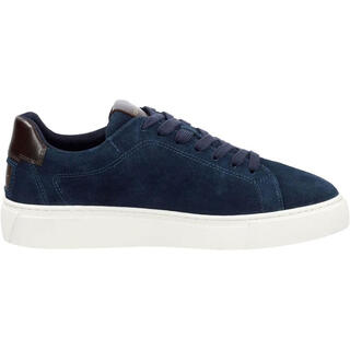 Gant men's sports sneakers, lightweight, comfortable, breathable, well cushioned insoles, easy to match with dark blue suede material blue 42
