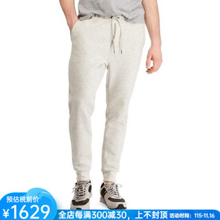 Polo ralph lauren running pants outdoor casual sports four-season men's pants sweatpants gray heather 2xl (waist 109.2-114.3 cm)