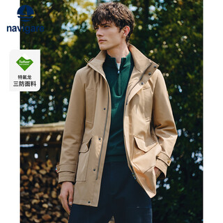 Navikel bote italiano 25 otoño e invierno nueva chaqueta cortavientos con capucha para hombres chaqueta de abrigo de viajero de tres pruebas 1331545503
