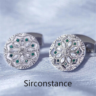 Sirconstance ice and snow secret realm romantischer kristall herren licht luxus geburtstagsgeschenk high-end-Ärmelnadel-geschenkbox kann graviert werden ice and snow secret realm