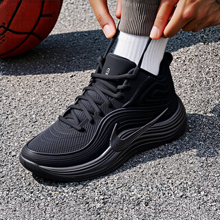 Nike 2025 winter mid-top black warrior lightweight wear-resistant casual shoes men's fitness training sports shoes ih1105-001 45