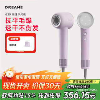 Chasing time g20 home hair dryer constant temperature quick drying hair dryer negative ion high speed hair care leafless hair dryer gift gift lilac purple ahd12b