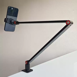He jiangong live broadcast mobile phone special cooling bracket multi-functional mobile phone holder desktop universal 2025 semiconductor radiator double pole cantilever live broadcast bracket without heat dissipation