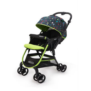 Graco two-way baby stroller with high view, can be used as a lie-down, lightweight foldable baby simple stroller 4.3kg, light green