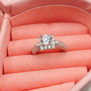 Xuping xuping jewelry fashion personality flashing cube rock candy exquisite versatile commuting ring x001171416 #7b