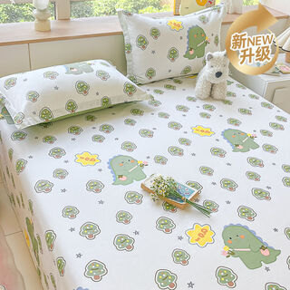 Fantasy bed sheet single piece student dormitory single 1 meter 2 boys and girls 12 quality inspection maternal and infant antibacterial style - magic dragon 100 xinjiang long-staple cotton sheet single piece - suitable for small cribs