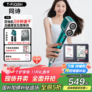 Tongshi aiqi double-cylinder high-speed hair dryer household plasma hair care quick-drying strong wind does not hurt the hair dryer birthday gift practical gift for girlfriend and wife