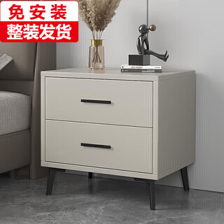 Gupujia solid wood bedside table light luxury simple bedroom storage cabinet nordic light luxury home small apartment storage bedside cabinet