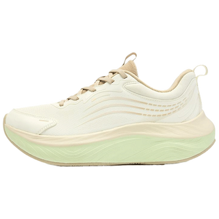 Jordan cloud travel soft sole sports shoes for women 2025 autumn and winter new shock absorbing rebound running shoes for women qde182254818g ivory white/nut khaki - store direct delivery 37