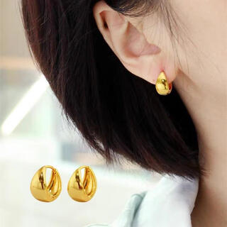 Pumanzhuji 18k gold earrings for women french elegant light luxury earrings earrings for women niche design earrings and earrings