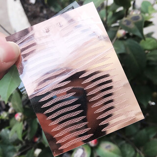 Han beier's puffy eyes with thick eyelids, double single eyelids invisible, natural female makeup artist photo studio, beautiful eyes, rose-trapezoid (3 photos) 108 stickers