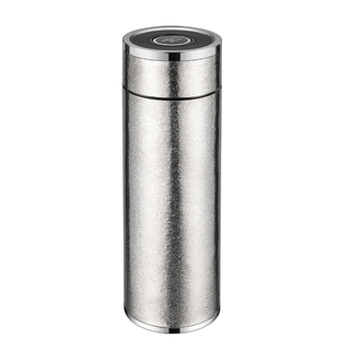 Toudemei pure titanium one-button quick-open lid thermos cup for men special tea water separation car large-capacity water cup pure titanium one-button quick-open lid thermos cup