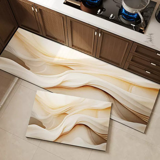 Yusenyi home long kitchen floor mats absorbent floor mats carpet floor mats are stain-resistant, wipeable, washable, non-slip and anti-a693 storm 45 70 single pack