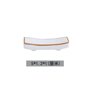 Qinkai european style light luxury ceramic chopstick holder chopstick holder chopstick holder for home hotel table chopstick holder chopstick pillow spoon holder phnom penh bridge type 2 pieces