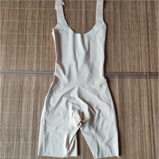 Ijvf aoxue chess body sculpting silver fiber belly controlling butt lifting one-piece body fitting women's thin body shaping body b1-3040 with legs skin color m