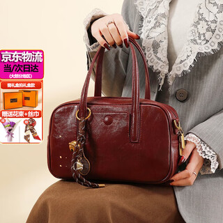 VQGT红色斜挎包包女高级感时尚新娘包新人手提结婚包订婚礼物日常可用 红色【送精美花束+丝巾】