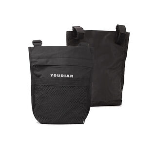 Shantou lincun tourist bicycle scooter electric vehicle battery car front waterproof and rainproof storage bag handy storage handlebar bag vertical black short webbing 1 point 3l