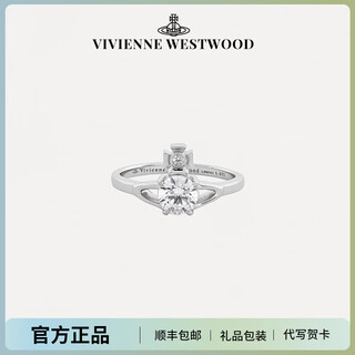 Vivienne westwood (vivienne westwood) queen mother west flagship authentic ring female saturn classic ring couple ring gift goddess day gift 6