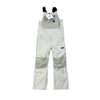 Children's ski pants for boys and girls, high-waisted winter quilted windproof and waterproof single and double board outdoor assault pants, green 120cm 120