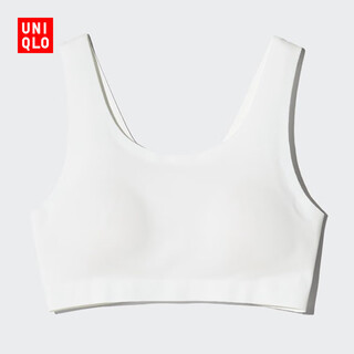 Uniqlo children's clothing girls airism tank top girls bra girls bra anti-bump 482006 00 white l /160 cm