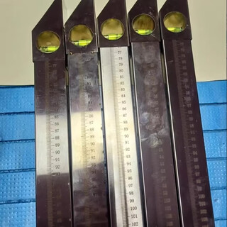 Telescopic stainless steel level, aluminum art handrail, solid wood, thick stainless steel, iron art and other handrails, special laser engraving, 1 telescopic stainless steel level, 75-120cm