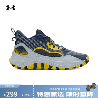 Underarmor autumn and winter curry 3z 24 men's and women's couple sports basketball shoes 3027626 heavy rain gray 044 43