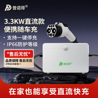 Punode dc charging pile home fast charging nine holes 9 holes adapted to weilai hongqi eqm5 ideal tesla pentium dc 3.3kw car charger - 4.5 meters