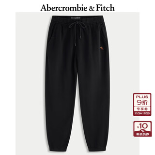 Abercrombie & fitch elk pattern men's 25 fall/winter classic warm fleece trousers trousers 134-5043 black s (175/76a)