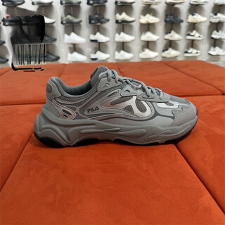 Fila 2025 winter men's and women's mars 4th generation casual retro dad shoes f12w542103 f12w522101 f12m542103fhn high profile gray_natural gray men's shoes winter style 39