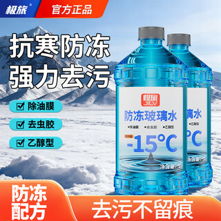 Jilv antifreeze ethanol glass water-15 degrees car degreasing film, decontamination, shellac, bird droppings wiper water, universal in winter, all seasons