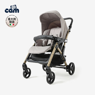 Cam il mondo del bambino is suitable for strollers imported from italy. 0-4 years old can sit and lie down with high views. folding two-way newborn stroller fluidostrollercol951 classic version khaki