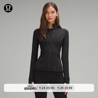 Lululemon丨define women's sports jacket *nulu wicking lw4cd5s black xs /4