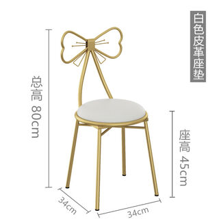 Zailou nail art table nail art salon table and chair storage cabinet nail art work stool dressing table stool butterfly manicure cosmetic stool limited time special white leather cushion economical simple style