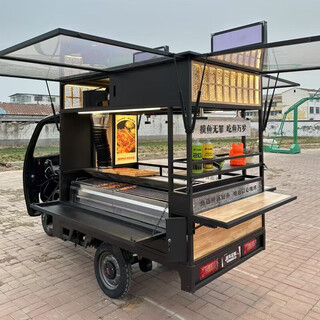 Weike inn car snack mobiler multifunktionaler elektrischer speisewagen mit drei rädern, gebratene spieße, grill, fast-food-lkw-stände, mobiles frühstück, nachtmarkt, speisewagen-zeichnungen, speisewagen-zeichnungen