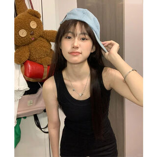 Women's 2025 new style white camisole for women, summer wear outside and inside, american style bottoming, no sleeves, no chest pads, no collection, add to purchase, priority delivery s s