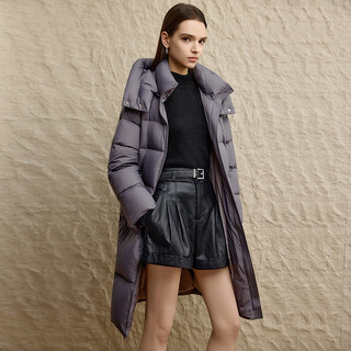 Badina down jacket 154h226 dark gray xs