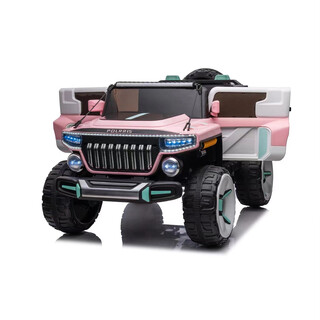 Weibet children's electric car four-wheel drive off-road vehicle double baby drift car remote control car can seat adults. the double version comes standard with pink/12v10 large electric/four-wheel drive 390 motor